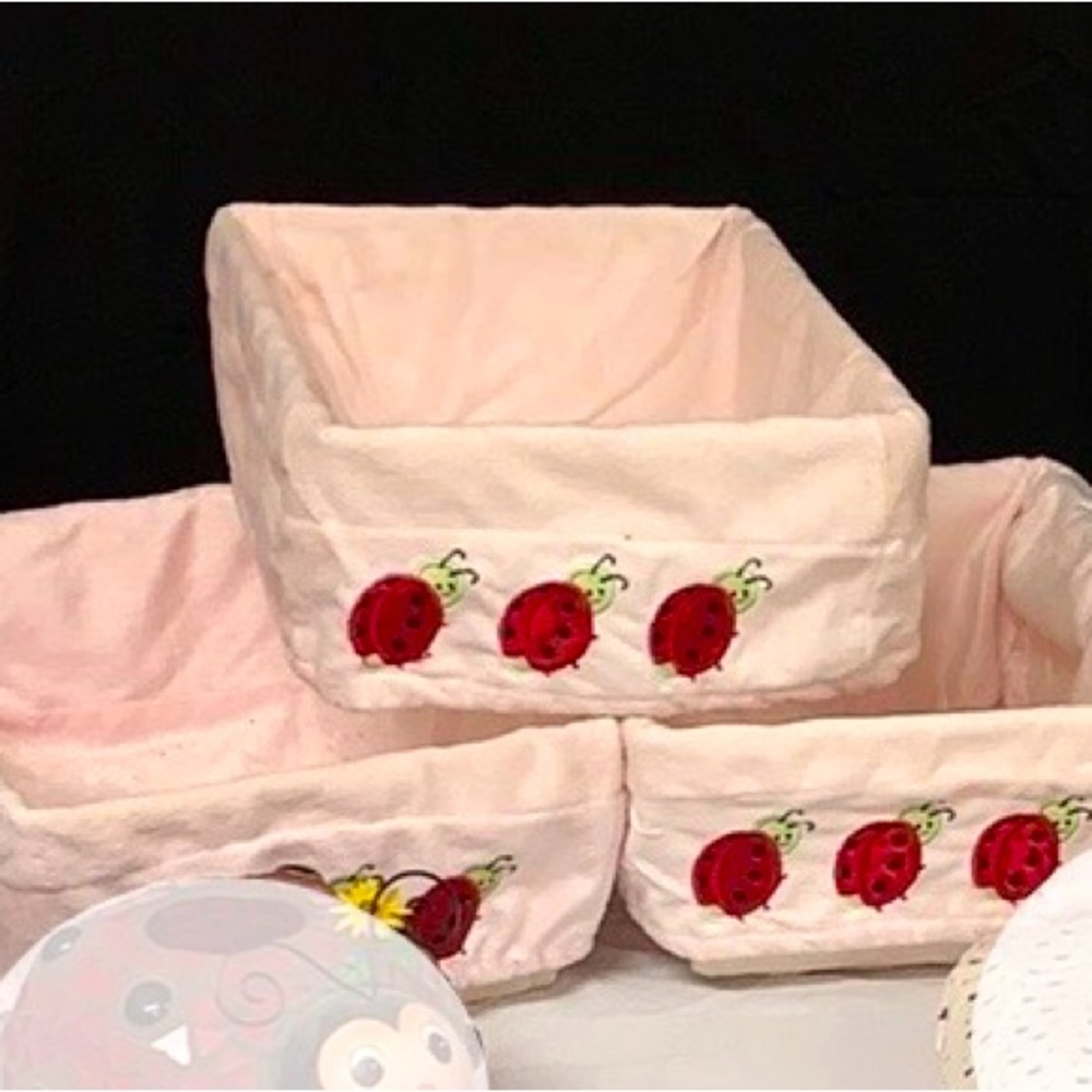 Ladybug baskets